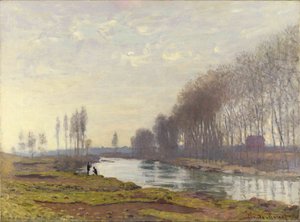 The Small Arm Of The Seine At Argenteuil — Claude Monet
