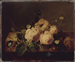 Roses Et Papillons — Jan Frans Van Dael