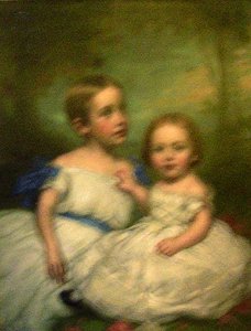 Mary Louise Fowler And Anne M. Fowler, (painting) — George Peter Alexander Healy