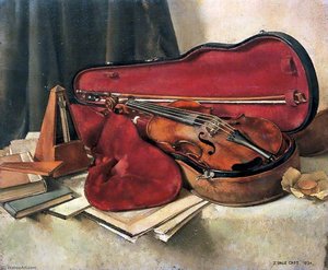 Still Life with Violin