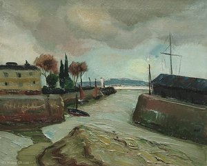 Harbour Scene — Marcel Dyf