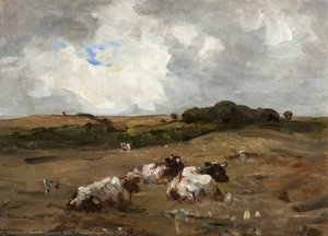 Landscape With Cattle — Nathaniel Hone Ii