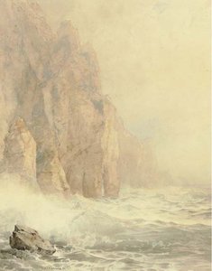Cathedral Rocks, Achill Island, Ireland — William Trost Richards
