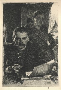 Zorn And His Wife — Anders Leonard Zorn