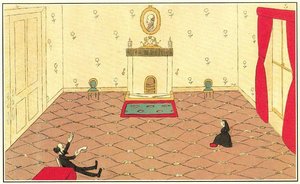 Mr. Tennyson Reading In Memoriam To His Sovereign — Sir Max Beerbohm