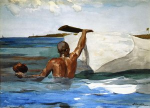 The Spong Diver — Winslow Homer, American Realism
