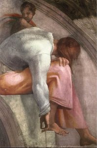 Rehobóam - Abijá (detalle) — Miguel Ángel, High Renaissance