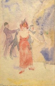 Girl In Red — Charles Demuth