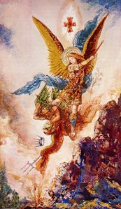 Saint Michael Vanquishing Satan — Gustave Moreau