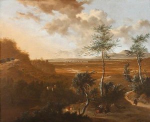 An Extensive Southern Landscape With An Ambush — Frederick De Moucheron