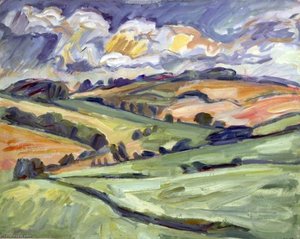 Distant Fields near East Ilsley, Berkshire