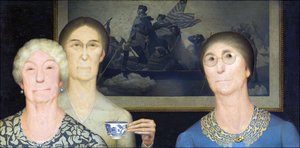 Daughters Of Revolution — Grant Wood, Regionalism