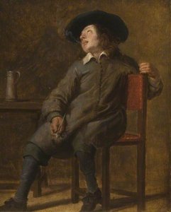 The Pipe Smoker — Gonzales Coques