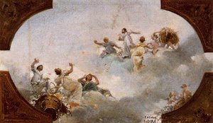 Study For Ceiling Decoration — Ignacio Díaz Olano