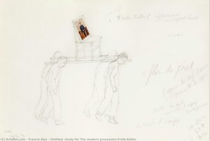 Untitled (study For The Modern Procession-frida Kahlo) — Francis Alys