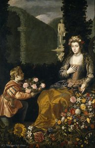 Offering A Flora — Juan Van Der Hamen