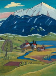 Landschaft Mit Einoedhof (landscape With Farmhouse) — Gabriele Münter