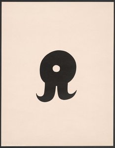 Schnurruhr, Plate 5 From The 7 Arpaden Von Hans Arp — Jean Arp