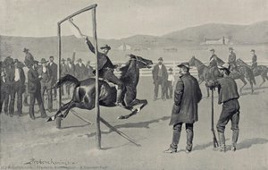 A Gander-pull — Frederic Remington