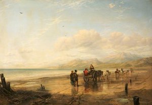 Lancaster Sands, Lancashire — William Powell Frith