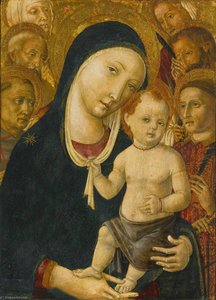 The Madonna and Child with six saints