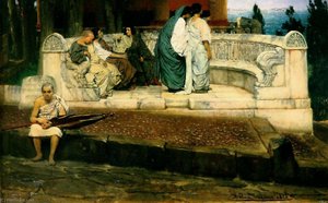 An Exedra — Lourens Alma Tadema