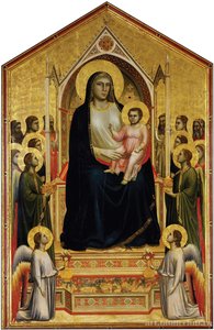 Madonna In Glory C. 1311 Tempera On Panel, 325 X - (204) — Giotto Di Bondone, Proto-renaissance