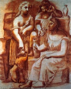 Drei Frauen Am Brunnen — Pablo Picasso, Synthetischer Kubismus