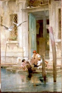 Am Kanal, Venedig — Marcus C. Stone