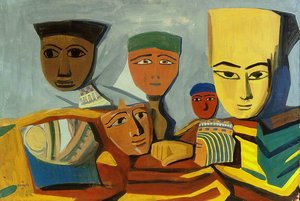 Egyptian Masks — Martiros Sarian