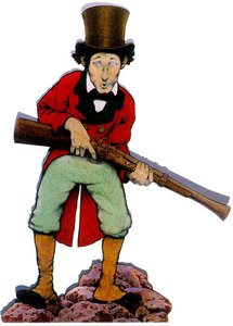 There Was A Little Man Who Had A Little Gun — Maxfield Parrish