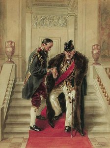 On The Grand Staircase — Vladimir Yegorovich Makovsky