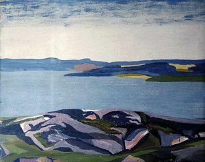 Mountain Lake — Nicholas Roerich, Symbolism