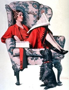 Begging — Norman Rockwell