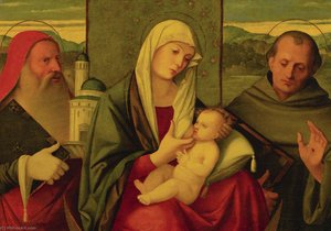 Madonna and Child with St. Jerome and St. Francis