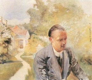 Portrait Of Artist's Son Rafal — Jacek Malczewski