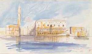 The Doge's Palace, Venice — Edward Lear
