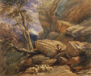 The Missing Flock — David Cox, Birmingham School