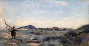Dunkirk — Jean-baptiste-camille Corot, Romantic Landscape Romantic Landscape
