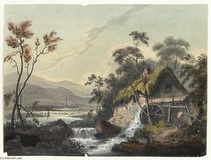 Old Mill, Near Monmouth — Samuel Prout
