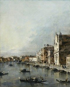 Venice, The Church Of Santa Lucia On The Grand Canal — Francesco Lazzaro Guardi, Contemporary Realism