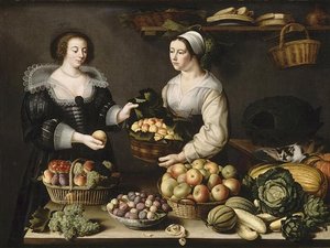 La Marchande De Fruits Et De Legumes — Louise Moillon