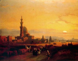 Procession Past The Tombs Of The Khalifs — David Roberts