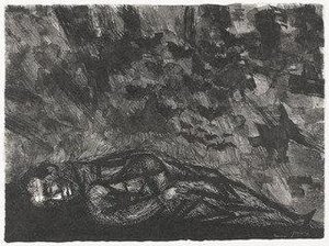 Dead and Bats (plate, folio 13) from Oda a Lorca