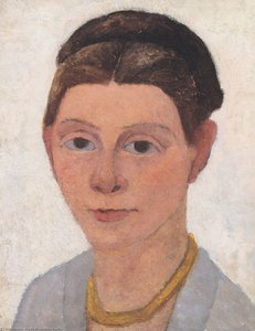 Self-portrait With Amber Necklace — Paula Modersohn-becker