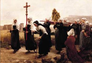 Le Pardon De Ploumanac_h — Léon Augustin L'hermitte