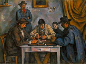 The Card Players — Paul Cézanne, Post-impressionism