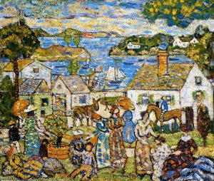 New England Harbour — Maurice Brazil Prendergast, Post-impressionism