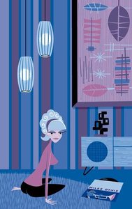Blue Miles — Josh Agle (shag)