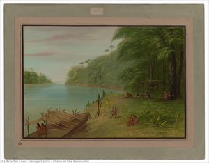 Shore Of The Essequibo — George Catlin